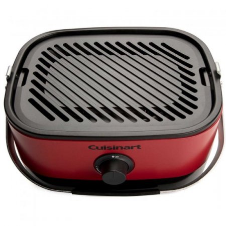 Cuisinart 1 Burner Red Propane Portable Gas Grill