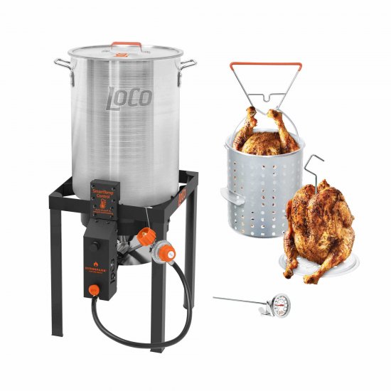 Loco Cookers 36 Quart SureSpark Turkey Fryer