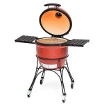 Kamado Joe Classic Joe I 18 inch Charcoal Grill in Blaze Red