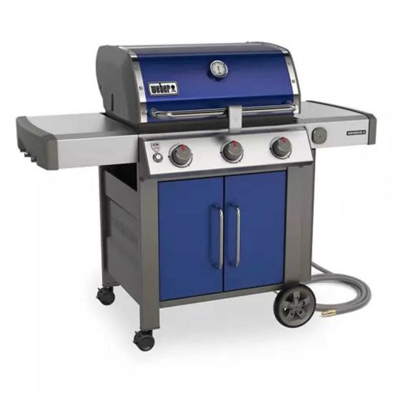 Weber Genesis Ii Se-315 Natural Gas Grill Deep Ocean Blue