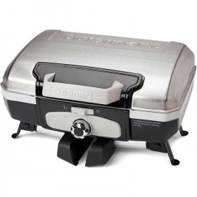 Cuisinart 1 Burner Silver and Black Propane Outdoor Gas Grill