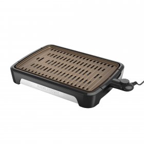 George Foreman 172 Sq. In. Open Grate Smokeless Grill, Black, GFS0172SB