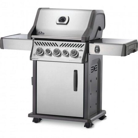 Rogue SE 425 Propane Gas Grill with Infrared Rear and Side Burners, Stainless Steel