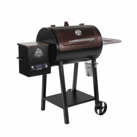 Pit Boss 440D2 Deluxe Wood Fired Pellet Grill with Flame Broiler