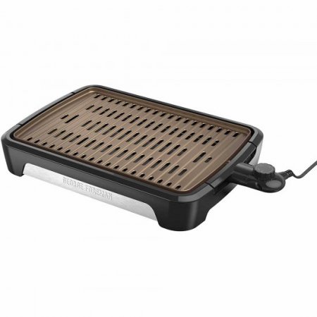 George Foreman Smokeless Indoor Grill, Party Size, Black, GFS0172SB