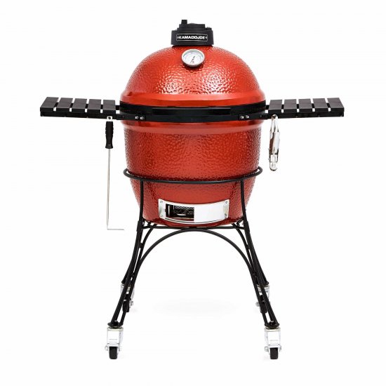 Kamado Joe Classic Joe I 18 inch Charcoal Grill in Blaze Red