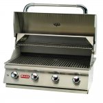 Bull Lonestar 4 Burner 30'' Stainless Steel Gas Bbq Grill Head, Liquid Propane