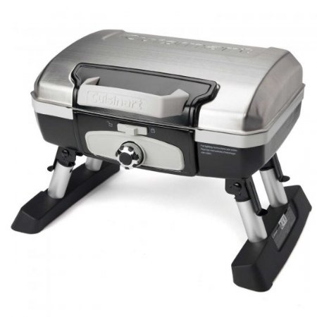 Cuisinart 1 Burner Silver and Black Propane Outdoor Gas Grill