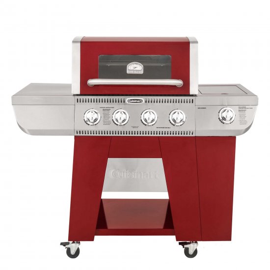 Cuisinart Four Burner Gas Grill with Dual Fuel Valves