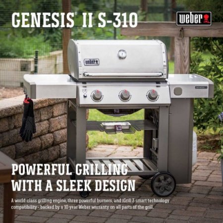 Weber Genesis II S-310 NG Stainless Steel