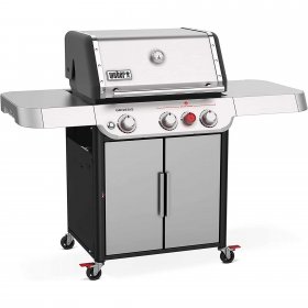 Weber 35300001 Genesis S-325S LP SS Gas Grill, Stainless Steel