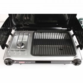 Coleman Tabletop Propane Gas Camping 2-in-1 Grill/Stove, 2-Burner