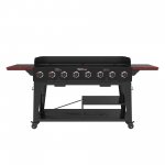Royal Gourmet GB8003 Large Event 8-Burner Gas Grill, 104,000 BTU, Independently Controlled Dual Systems, Black