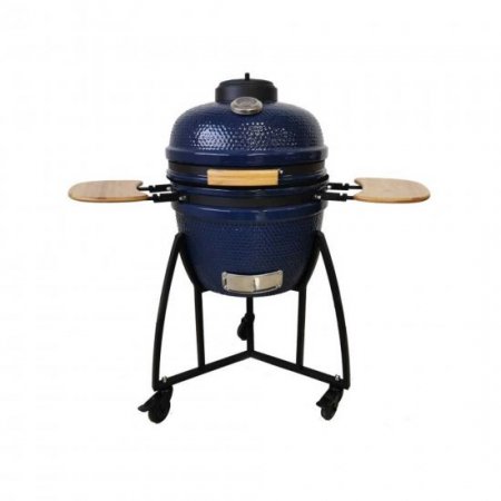 Lifesmart 18 Inch Kamado Ceramic Grill with Bonus Accessory Kit