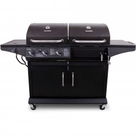Char-Broil 1010 Deluxe LP Gas & Charcoal Cabinet Outdoor Grill