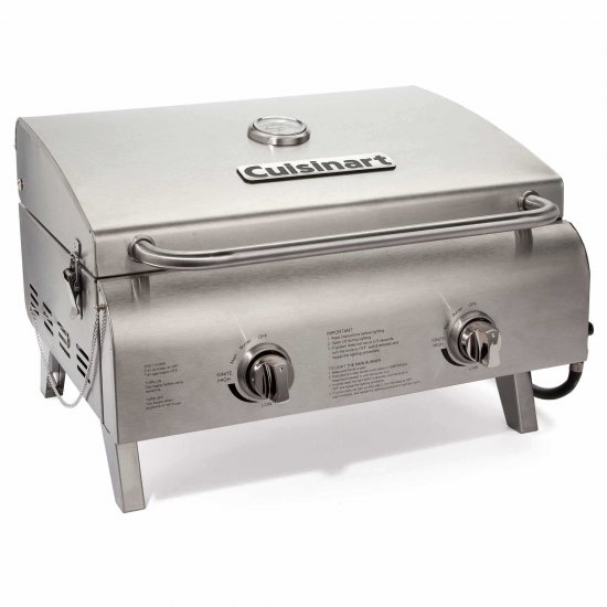 Cuisinart 2 Burner Silver Propane Gas Grill