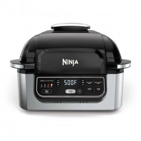 Ninja AG302 Foodi 5-in-1 Indoor Grill with Air Fry, Roast, Bake and Dehydrate