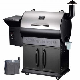 Z Grills Wood Pellet Grill ZPG-700E Electric Outdoor Smoker 700 sq Apartment Essentials