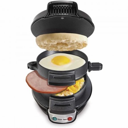 Hamilton Beach Breakfast Sandwich Maker, Black (25477)