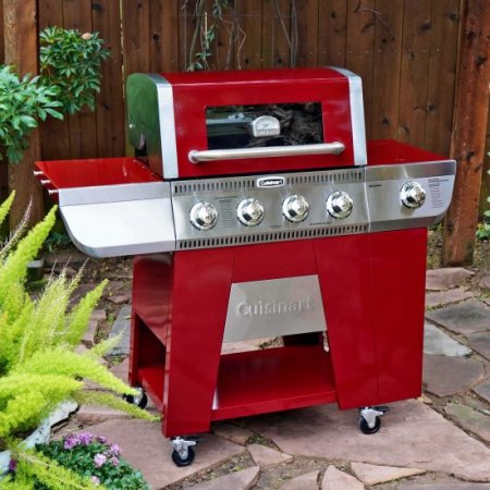 Cuisinart Four Burner Gas Grill with Dual Fuel Valves