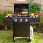 Expert Grill 3 Burner Propane Gas Grill in Red