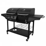 Char-Broil 1010 Liquid Propane, (LP), Gas & Charcoal Outdoor Combination Cart-Style Grill