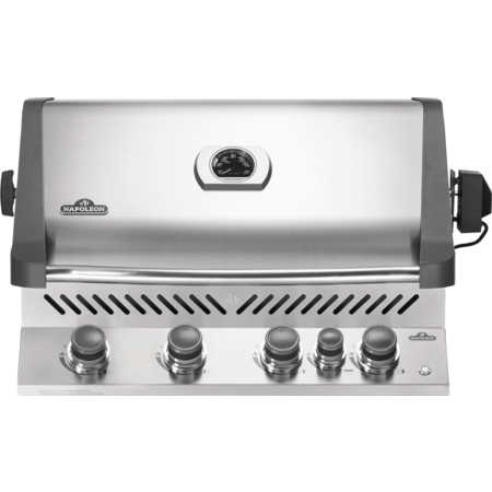 Napoleon Prestige 500 Built-in Propane Gas Grill With Infrared Rear Burner