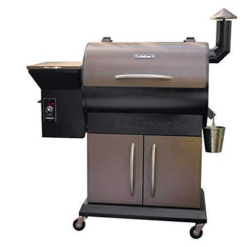 Cuisinart Bonus Cover Included uisinart CPG-6000 Grill & Smoker, 51 Inch, Deluxe Wood Pellet Grill and Smoker